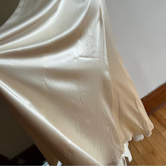 Reformation NWT Sky Open Back Silk Maxi Wedding Gown - Picture 8 of 15